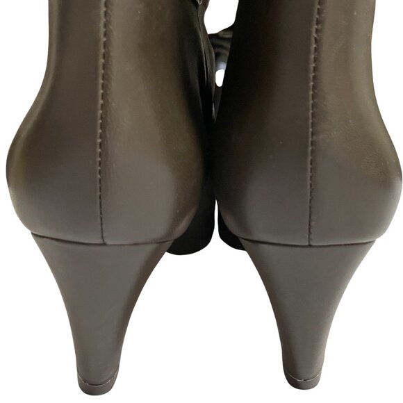 NEW Everlane The Banana Boot Womens 10 Dark Brown Leather Knee High - Picture 7 of 15